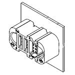 Conn Power RCP 8 POS 2.54mm Press Fit ST Thru-Hole 8 Terminal 1 Port EXTreme Ten60Power™ Tray