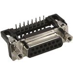 Conn D-Sub F 15 POS 1.37mm Solder RA Thru-Hole 15 Terminal 1 Port