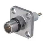 Conn BMA 0Hz to 18GHz 50Ohm ST Flange Mount PL Gold Over Nickel Single