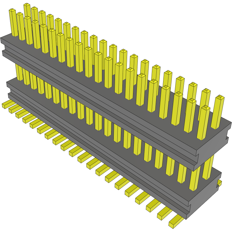 Samtec-AW-20-03-G-D-207-075 Piastre connettori e prese PCB Conn Board Stacker HDR 40 POS 0.8mm Solder ST SMD Tube