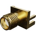 Conn SMA 0Hz to 18GHz 50Ohm Solder ST Edge Mount RCP Gold Bag