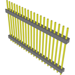 Conn Board Stacker HDR 20 POS 2.54mm Solder ST Top Entry Thru-Hole Bulk