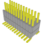 Conn Board Stacker HDR 24 POS 1.27mm Solder ST SMD Tube