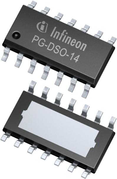 Infineon Technologies AG-BTT60302EKBXUMA1 电流限幅开关 Current Limit SW 2-IN 2-OUT -0.3V to 6V 6A 14-Pin DSO EP T/R Automotive AEC-Q100