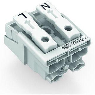 WAGO-294-4012 Steckverbinder Conn Power 2Power POS Spring Clamp ST Cable Mount 1 Port Foil