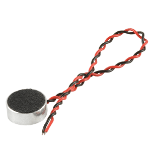 Same Sky (formerly CUI Devices)-CMC-9745-L100 Mikrofone Mic Unidirectional 2600Ohm -37dB 1.5VDC Round Wire Lead