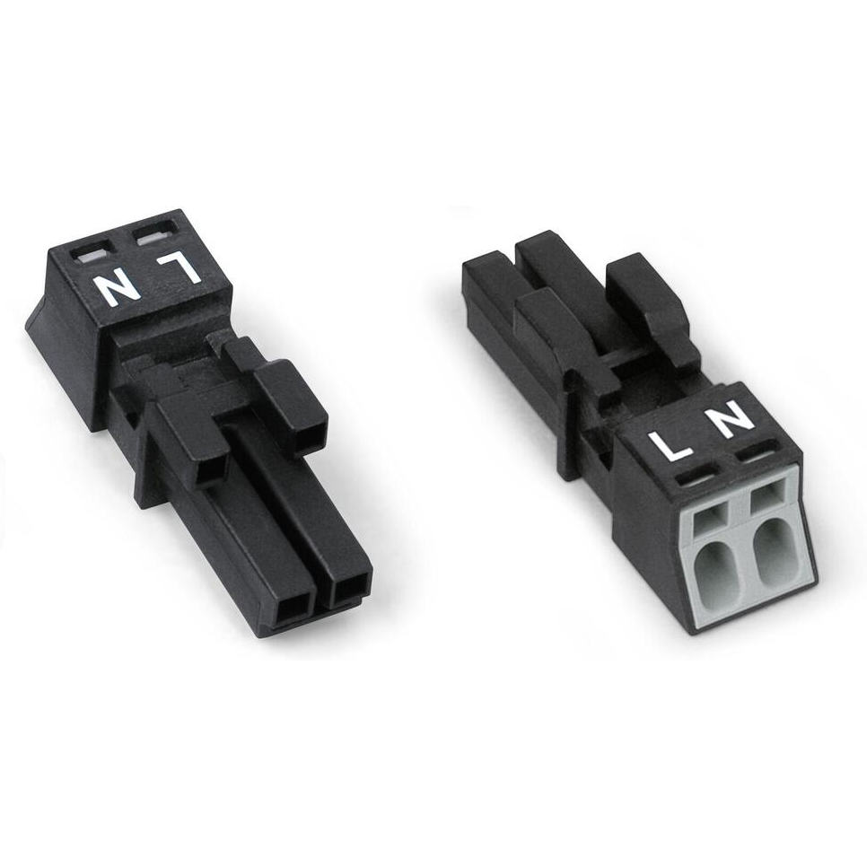 WAGO-890-202 Raccordement d'alimentation Power, Socket, 2-Pole, Cod. A