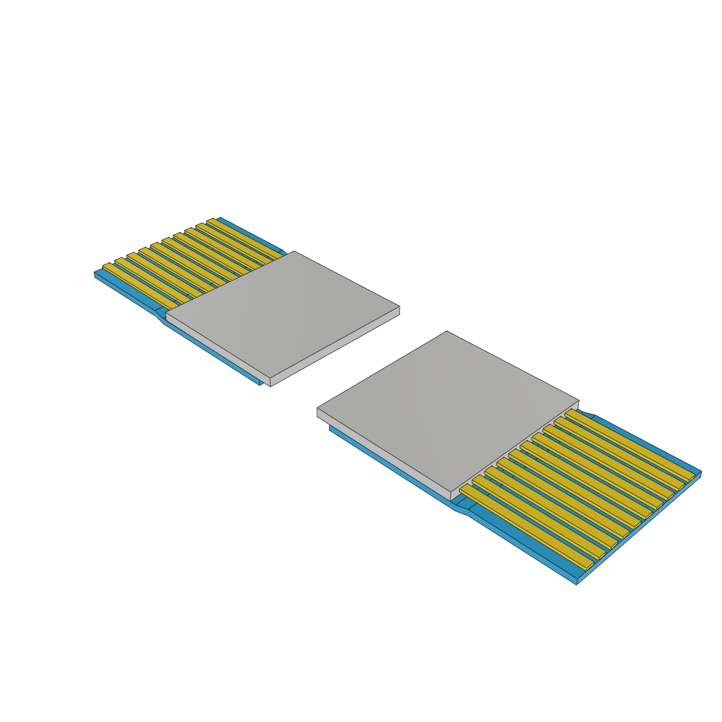Samtec-FJH-10-D-15.69-4  Flat Flexible Cable Jumper, 0.50 mm Pitch