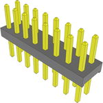 Conn Unshrouded Header HDR 16 POS 2mm Solder ST Top Entry Thru-Hole Bulk