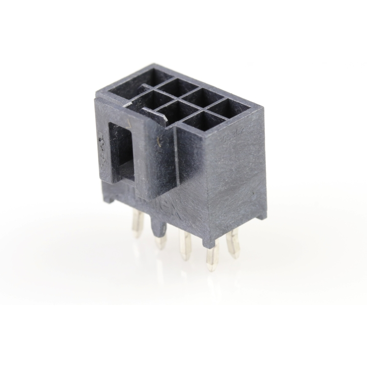 Molex-1053101108 连接器插头及 PCB 插座 Conn Wire to Board HDR 8Power POS 2.5mm Solder ST Top Entry Thru-Hole Nano-Fit Tray