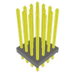 Conn Unshrouded Header HDR 16 POS 2mm Solder ST Top Entry Thru-Hole Bulk