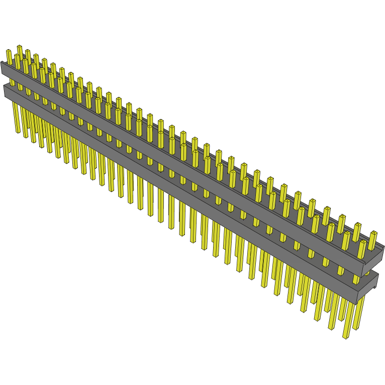 Samtec-EW-32-09-G-D-300 Connector Headers and PCB Receptacles Conn Board Stacker HDR 64 POS 2.54mm Solder ST Top Entry Thru-Hole Bulk