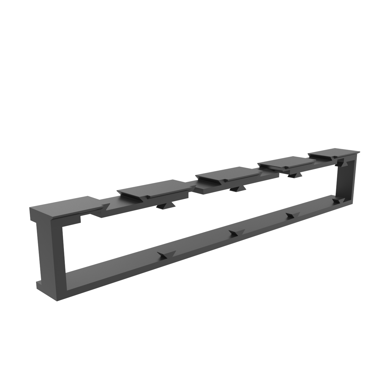 Amphenol Communications Solutions-65188-001LF Steckverbinderzubehör Din Accessory, Backplane Connectors, Latching Frame 3x32