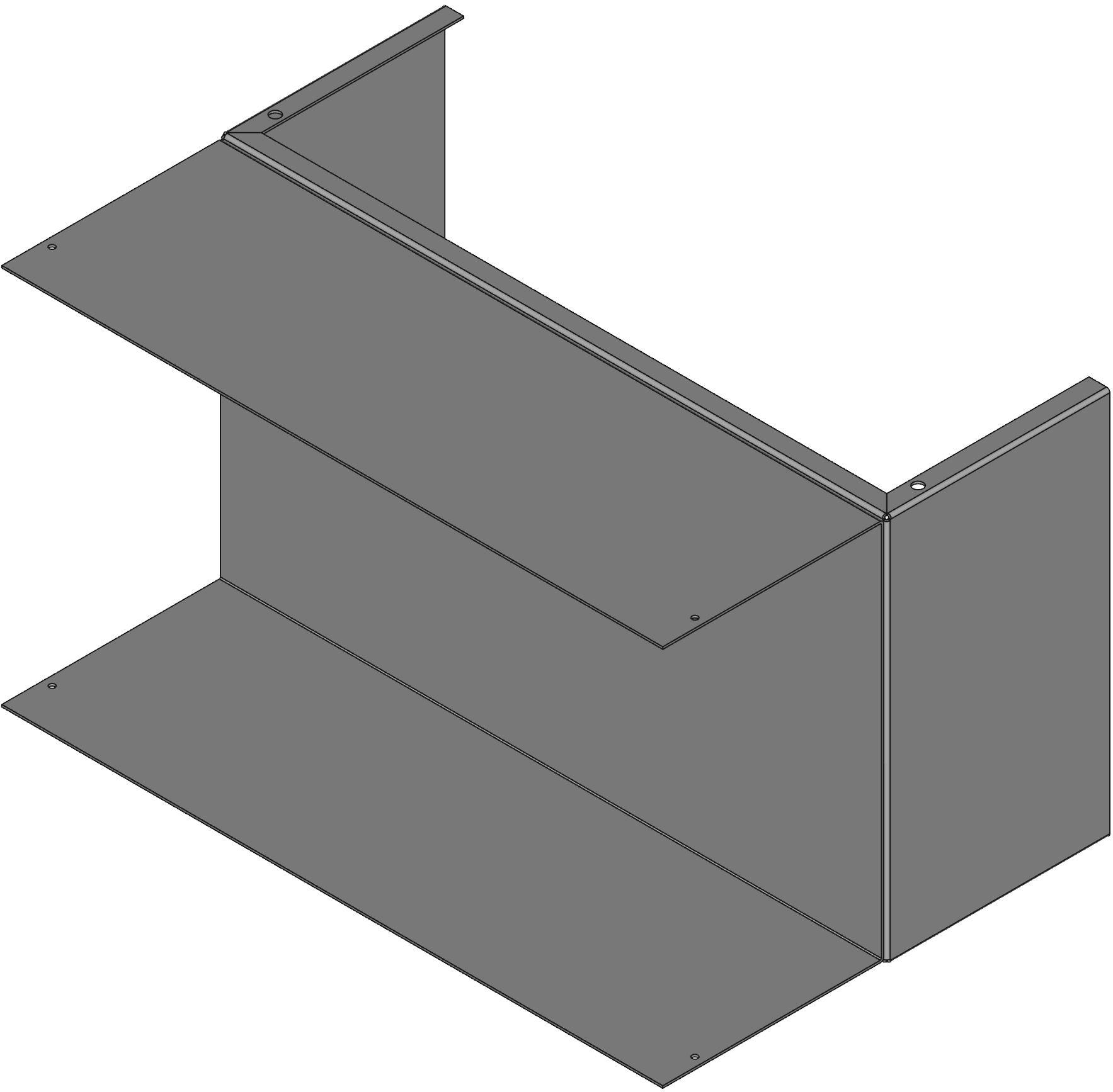Hammond Manufacturing-1411X Kästen, Gehäuse und Gestelle Gray Aluminum Wall Mount Utility Enclosure