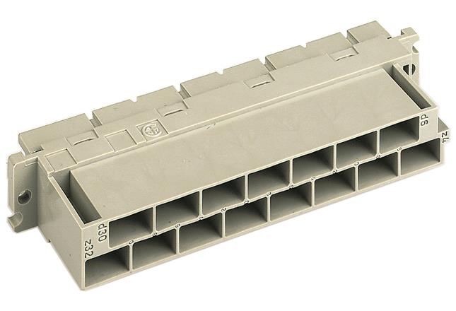 HARTING-09062152871 Steckverbinder, Mutterplatine Conn DIN 41612 F 15 POS 10.16mm Faston ST Cable Mount