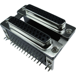 D-Sub Dual Port 25 way Socket/Socket