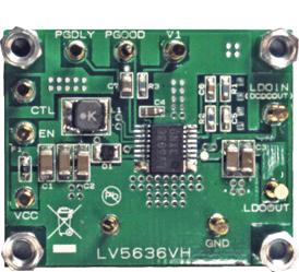 onsemi-LV5636VHGEVB Energiemanagement, Entwicklungsplatinen und -kits 1CH DC/DC BOOST CONVERTER AND 1CH LDO FOR BS/CS ANTENNAS EVALUATION BOARD