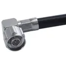 HUBER+SUHNER-16_N-50-7-31/133_NE RF-Steckverbinder Conn Type N 11GHz 50Ohm Solder RA Cable Mount PL Gold Over Nickel Single