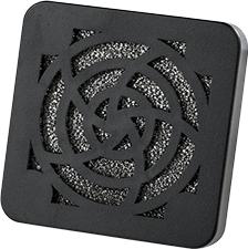 Same Sky (formerly CUI Devices)-CFFA-400 Accesorios de administración térmica Thrml Mgmt Access Fan Filter 40mm Black Polyamide