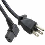 Assmann WSW components, Inc-A-PC2304-050028-1 Cable Assembly AC Power External Power Supply Cable, SJT 18 AWG 5m