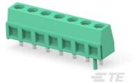 TE Connectivity-3-282836-7 Blocchi terminali connettore Conn Terminal Block 7 POS 5mm Solder ST Thru-Hole 13.5A/Contact Tray