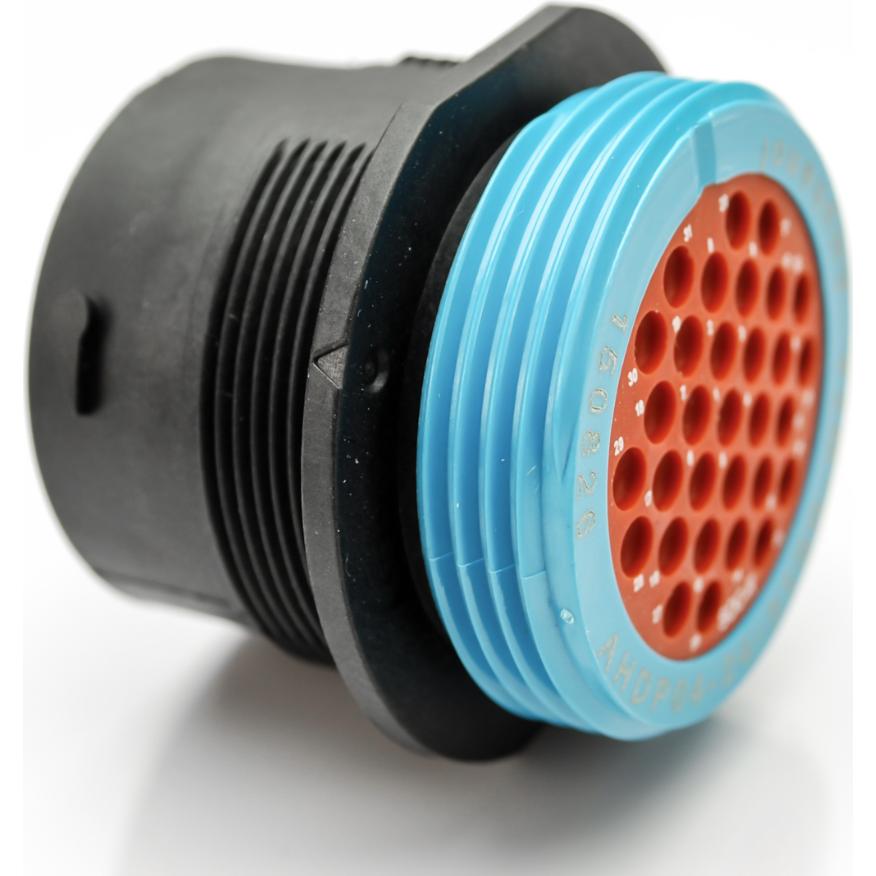 Amphenol-AHDP04-24-31SR-WTA Steckverbinder, rund Conn Circular SKT 31 POS ST Panel Mount 31 Terminal 1 Port