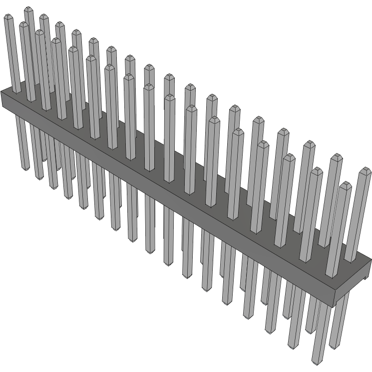 Samtec-MTMM-117-11-T-D-275 Steckverbinderleisten und Leiterplattenbuchsen Conn Unshrouded Header HDR 34 POS 2mm Solder ST Top Entry Thru-Hole Bulk