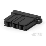 Conn Housing RCP 3 POS 10.16mm Crimp ST Cable Mount Black Bag