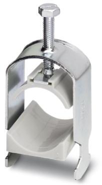 PHOENIX CONTACT-3240257 null Cable Management, Clamp Steel Screw Mount