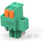 TE Connectivity-1986723-2 Steckverbinder, Klemmenblöcke Conn Terminal Block F 2 POS 3.5mm Push-In Spring ST Cable Mount 11A/Contact