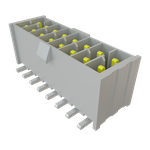 Conn Wire to Board HDR 16 POS 2.54mm Solder ST Top Entry SMD Mini Mate® Tube