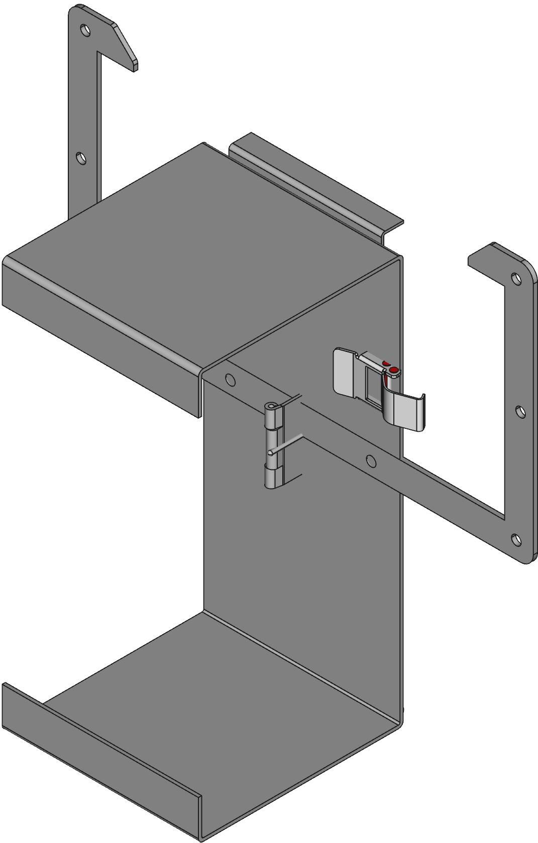 Hammond Manufacturing-1485F6 Verdrahtungskanäle Wiring Ducts Solid Wall Rectangular with Cover Steel Gray