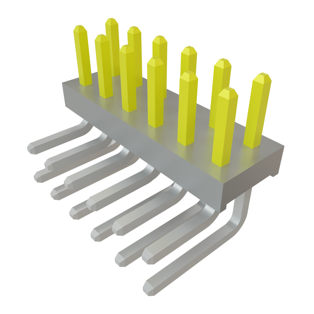 Samtec-SQT-106-01-F-D Piastre connettori e prese PCB Conn Socket Strip SKT 12 POS 2mm Solder ST Top Entry Thru-Hole Tube