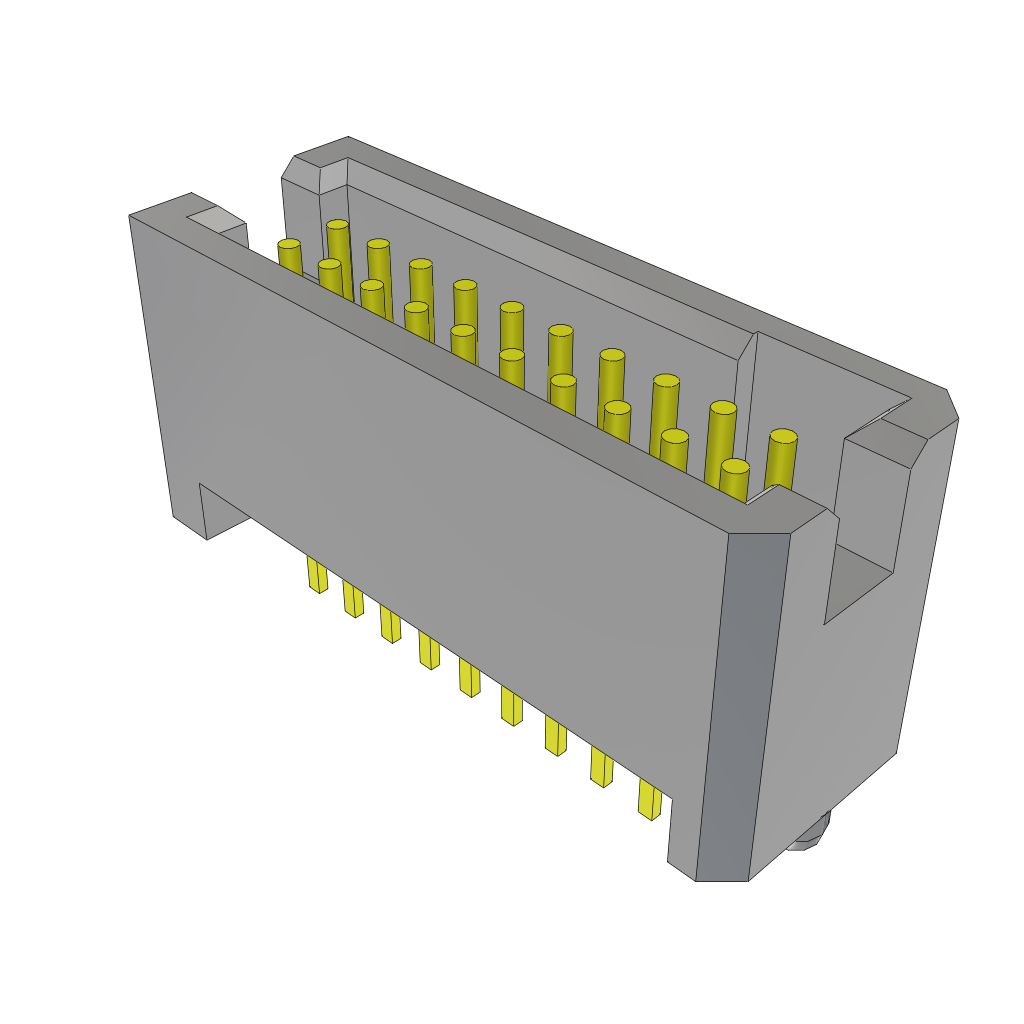 Samtec-TFM-110-11-S-D-A Steckverbinderleisten und Leiterplattenbuchsen Conn Shrouded Header (4 Sides) HDR 20 POS 1.27mm Solder ST Top Entry Thru-Hole TIGER EYE™ Tube