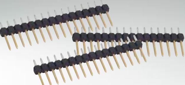 CONEC-201A22439X Embases de raccordement et réceptacles PCB Conn Unshrouded Header HDR 40 POS 2.54mm Solder ST Top Entry Thru-Hole