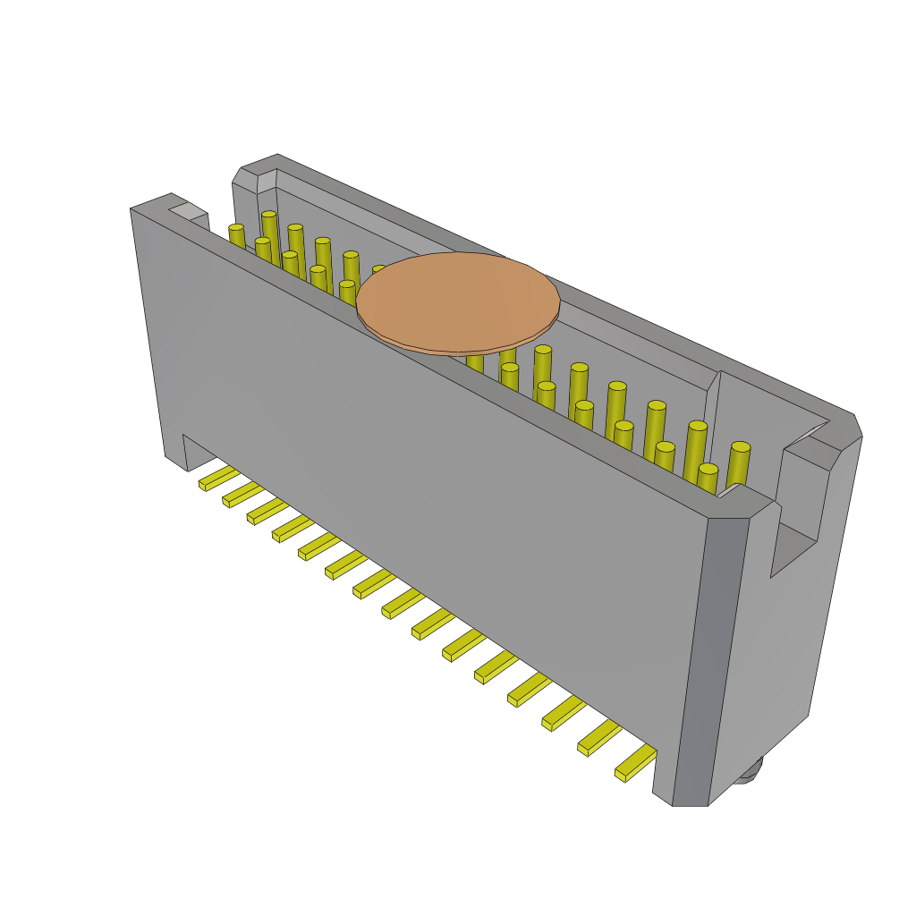 Samtec-TFM-115-22-S-D-A-K 连接器插头及 PCB 插座 Conn Shrouded Header (4 Sides) HDR 30 POS 1.27mm Solder ST Top Entry SMD TIGER EYE™ Tube
