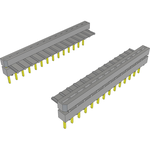 Cable Assembly 0.05m 28AWG 2.54mm 14 to 14 POS IDC Connector to IDC Connector M-M Clamshell