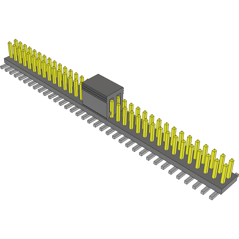 Samtec-FTS-135-01-LM-DV-A-P Steckverbinderleisten und Leiterplattenbuchsen Conn Unshrouded Header HDR 70 POS 1.27mm Solder ST Top Entry SMD Tube