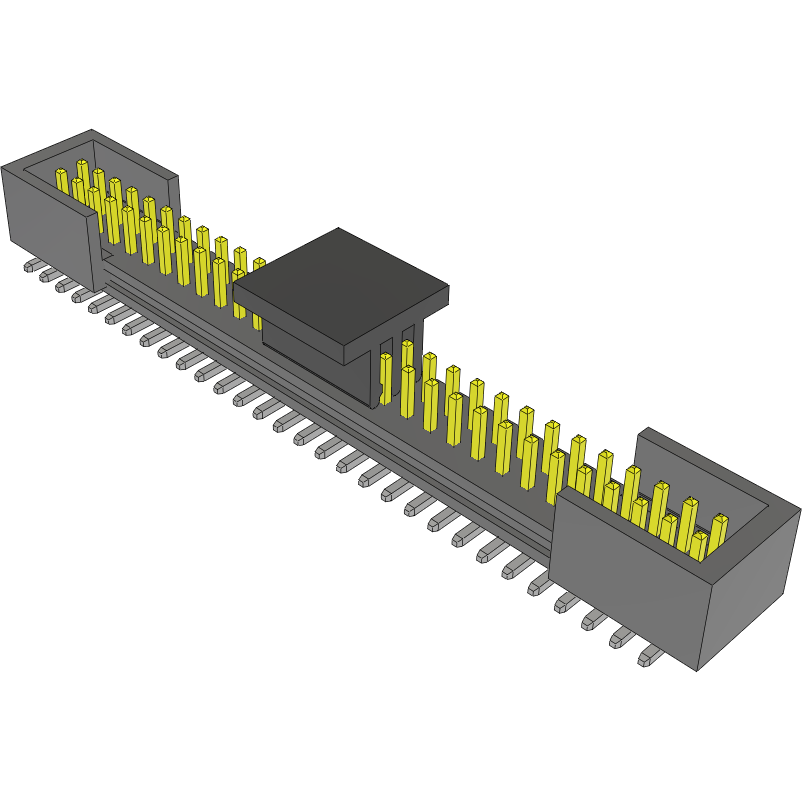 Samtec-FTMH-130-02-L-DV-ES-P Connector Headers and PCB Receptacles Conn Shrouded Header HDR 60 POS 1mm Solder ST Top Entry SMD Bulk