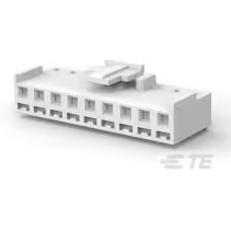 TE Connectivity-2132781-9 Einzeladersteckverbinder, Gehäuse Conn Housing RCP 9 POS 3.96mm Crimp ST Cable Mount Natural Bag