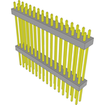 Conn Board Stacker HDR 32 POS 2mm Solder ST Top Entry Thru-Hole Bulk