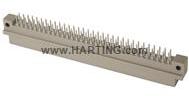 HARTING-09021326932 Steckverbinder, Mutterplatine Conn DIN 41612 M 32 POS 2.54mm Solder ST Thru-Hole
