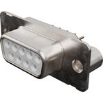 Conn D-Sub F 9 POS 1.42mm Solder ST Thru-Hole 9 Terminal 1 Port Carton