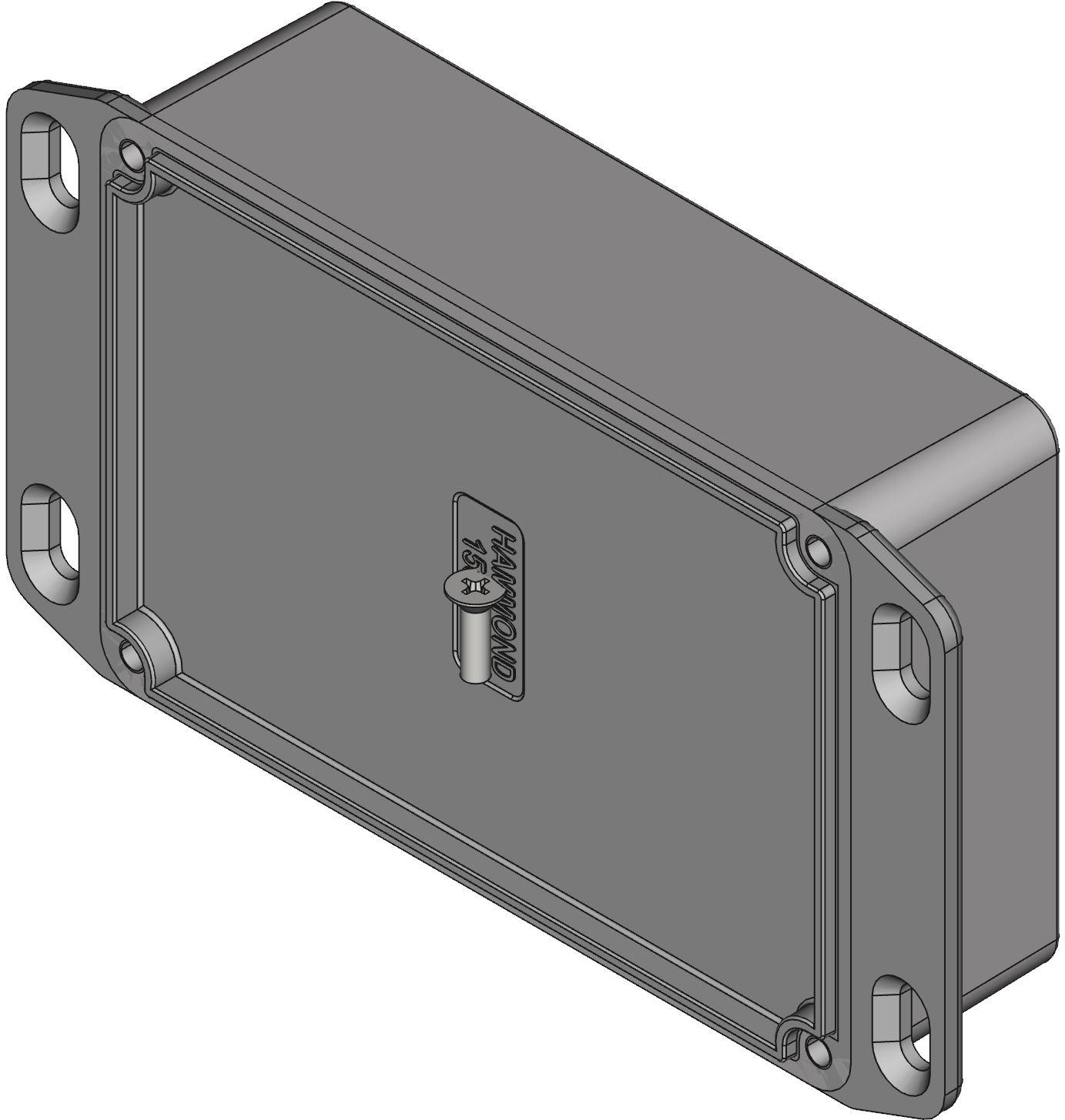 Hammond Manufacturing-1590B3FL Kästen, Gehäuse und Gestelle Natural Finish Enclosure