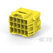 TE Connectivity-4-1971875-7 Gaine de câblage de raccordement discret CAP HOUSING,PANEL MOUNT,TRIPLE ROW POWER TRIPLE LOCK