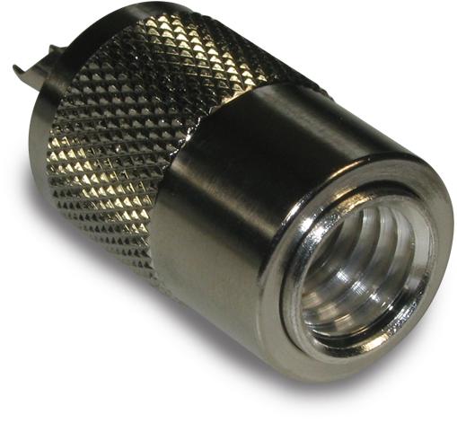 Amphenol RF-182120 RF-Steckverbinder Conn UHF 0Hz to 0.3GHz 50Ohm Solder ST Cable Mount PL Silver