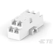 TE Connectivity-27E487 Relay Sockets Relay Sockets Glass Filled Polyester Screw Terminal DIN Rail 2Pole Medical