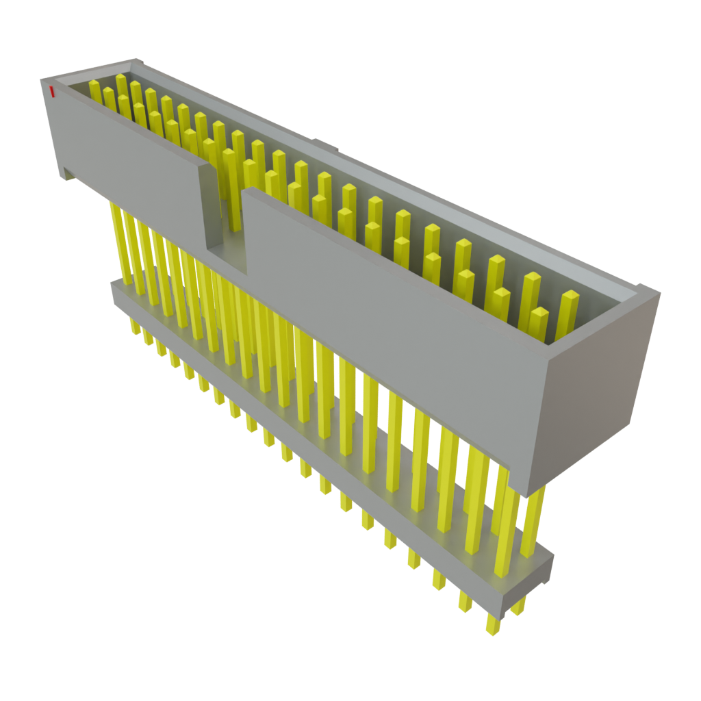 Samtec-ZSS-120-05-G-D-890 连接器插头及 PCB 插座 Conn Elevated Shrouded Header HDR 40 POS 2.54mm Solder ST Top Entry Thru-Hole Layer