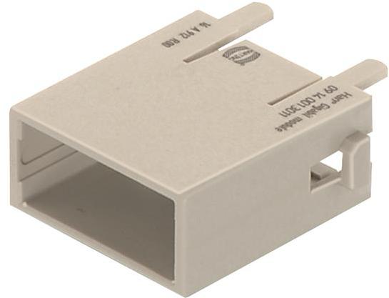 HARTING Technology Group-09140013011 Connector Accessories Connector Accessories Adapter Module Straight Polycarbonate Pebble Gray Han-Modular®