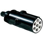 Littelfuse-00591400 Steckverbinder, rund Connector 7-Pole Aluminum Body Plug